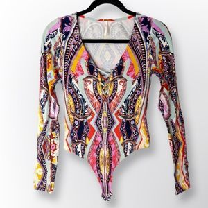 FREE PEOPLE| Pick A Place Bodysuit